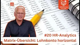 20 Matrix &Uuml;bersicht - Lohnkonto horizontal