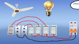 2 socket 4 on off switch 1 fan dimmer 1 double circuit breaker 1 bulb 1 fan electric diagram