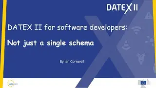 DATEX II is not just a schema