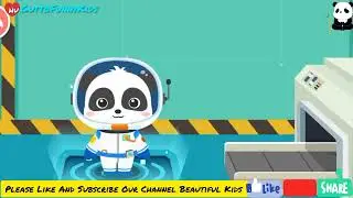 Little Panda's Space Adventure | Learn About Space Life And Solar System | GuttoFunnyKids Gameplay