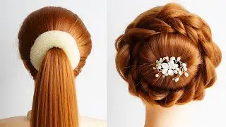 New High Bun Hairstyle For Wedding And Party | Trending Hairstyle
