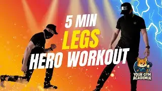 5 Min Leg Workout | Quick & Effective | No Equipment