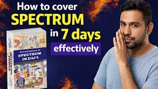 Spectrum Morden India | How to cover Spectrum in 7 days | UPSC Preparation 