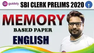 Memory Based Paper - English | SBI Clerk Prelims 2020 - Guidely