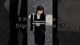 5 Rules to be a sigma female 🖤🥂 #trending #viral #views #aesthetic #sigma #likes #shortvideo #share