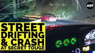 REAL INITIAL D: Street Drifter Crashes On Secret Touge (Part 2)