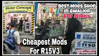 Cheapest Mods in Gwalior #gwalior #r15v3 #gopro #modification #exhaust #wrapping