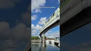 There&rsquo;s just something about the monorail gliding through EPCOT&hellip; pure Disney magic ✨️