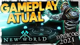 Jogando New World em 2021 | Gameplay das Expedi&ccedil;&otilde;es/Masmorras, Manopla de Gelo, Novas Armas & Mais