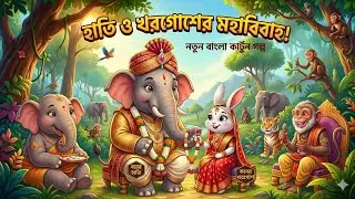 হাতি ও খরগোশের  বিয়ে | The wedding of an elephant and a rabbit | @ছোট্টগল্পঘর-চ৫ন|#bengali#cartoon 