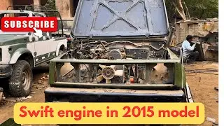 Maruti Swift Engine In Maruti Suzuki Gypsy | Gypsy Modified | Offroad Gypsy | 4*4 | Mayapuri | Delhi