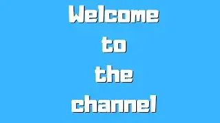 Channel intro video.