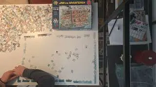 Jan van Haasteren - Cruise ship - 1000 puzzle pieces [Timelapse]