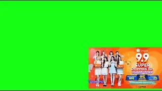Shopee 9.9 Super Shopping Day Green Screen 