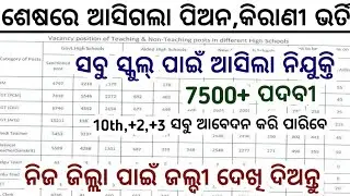 High School Peon Clerk Recruitment 2025//High School Peon Job//School Peon Job