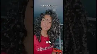 2016 damaged curls V.S. 2023 healthy curls #curlyhair