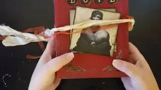 Junk journal flip-through:  Tupac & I love Lucy