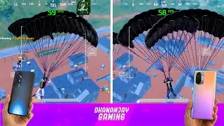 iQOO 7 vs Mi 11x PUBG Gameplay with FPS! Snapdragon 870 battle!