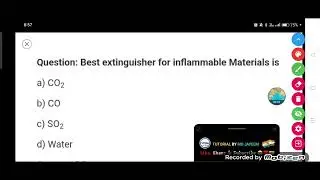 Best extinguisher for inflammable Materials is :--
