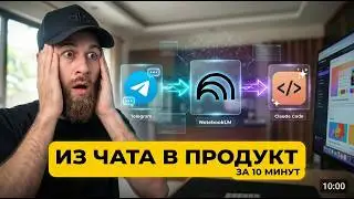 Telegram + NotebookLM + Cloud Code: Как я создал из одного чата концепт нового продукта.