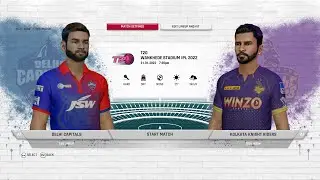 𝗱𝗰 𝘃𝘀 𝗸𝗸𝗿 - Delhi Capitals vs Kolkata Knight Riders Match live IPL 15 Cricket22| Facecam on 500subs!