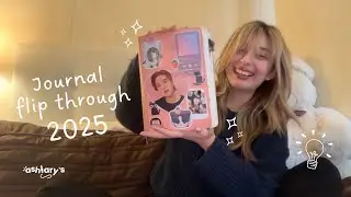 Recorrido por mi journal 2025 🩷! | Journal 2025 Flip through