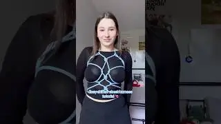 Easy shibari chest harness tutorial 🩵 #shortvideo #shibaritutorial #ropework