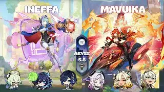 C0R0 Ineffa & C0R1 Mavuika | Spiral Abyss 5.8 | Genshin Impact