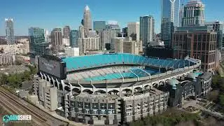 Flying My Drone at Every NFL Stadium | Carolina Panthers | Bank of America Stadium | Aerial Trip