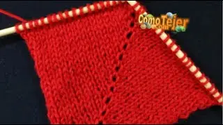 C&oacute;mo Tejer AUMENTOS EN SISA MANGA RAGLAN Cadena Perfecta 2 agujas, tricot, palitos, knitting (1276)