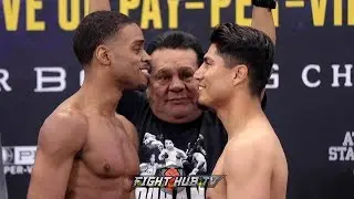 ERROL SPENCE JR & MIKEY GARCIA FACE TO FACE! BOTH AMPED UP TO FIGHT AT WEIGH IN - FULL WEIGH VIDEO