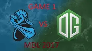 (DOTA 2) OG vs Newbee, MDL2017, game 1 Maelstorm, Inmate