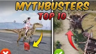 Top 10 MythBusters (PUBG Mobile & BGMI) T-Rex, Dino-Ground, Tips and Tricks Update 2.6 Myths #23