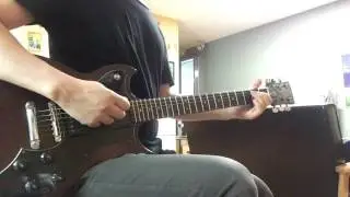 vintage 70's Yamaha SG 50 with Fender Deville 410