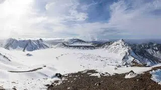 Winter Tongariro alpine Crossing, 15 July 2023