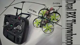 Dual band дрон з керуванням на 2.4 GHz та 433 MHz