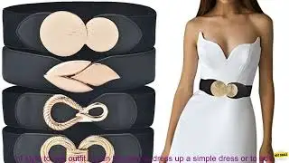 1005005053286354 Women's Elastic Wide Waist Belt Stretchy Classic Cinch Belts Fashion W