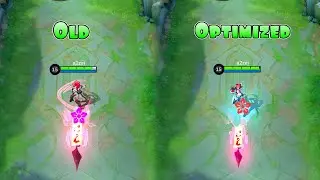 Hanabi Field Op Skin Optimized VS Old Skill Effect and Animation MLBB Comparison
