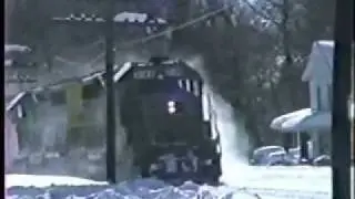 First CSX trains after the Blizzard of 1994. PART II...