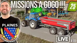 🔴LIVE LES PLAINES BOURBONNAISES #18 - DES MISSIONS POUR UN MAX D'ARGENT !!! + 2 DLC A GAGNER !