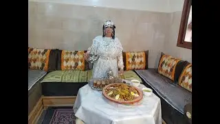 رفيسةبدجاج البلدي  بمناسبة (حاكوزة) يعني عيد الفلاح