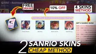 HOW TO GET 2-4 Sanrio Skins With The Cheapest Method