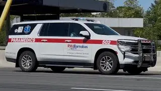 Robert Wood Johnson EMS ALS Unit 502 Responding