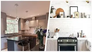 75 White Floor Kitchen With Gray Cabinets Design Ideas You'll Love 🟡