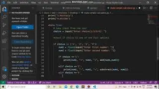 Make a Simple Calculator Using Python || Calculator In Python || How To Make Calculator In Python ||