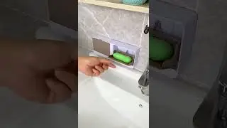 Wall-Mounted Double Bar Soap Box With Lid #products #shots #viral #viralshorts #srk #organizer ✨🔥&hearts;️