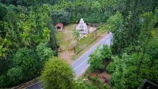 Aerial view of Ammadi Homestay Koppa#koppa #karnatakatourism #westernghats #travelkarnataka#malenadu