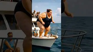 Summer enjoying😱🌊🚤🙆&zwj;♀️#ai #summer #aivideo #aiart #memes