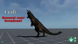 Hyperendocrin Carnotaurus Showcase | The Isle (All calls + Functions)