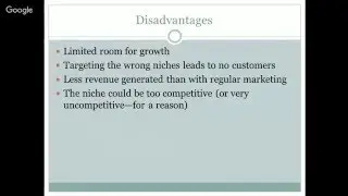 The Advantages and Disadvantages of Niche Marketing